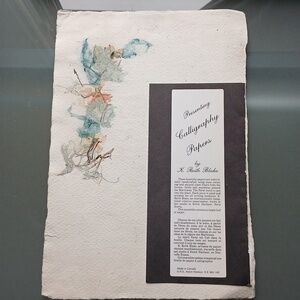 Free With Bundle, 1 Sheet Of Calligraphy Paper